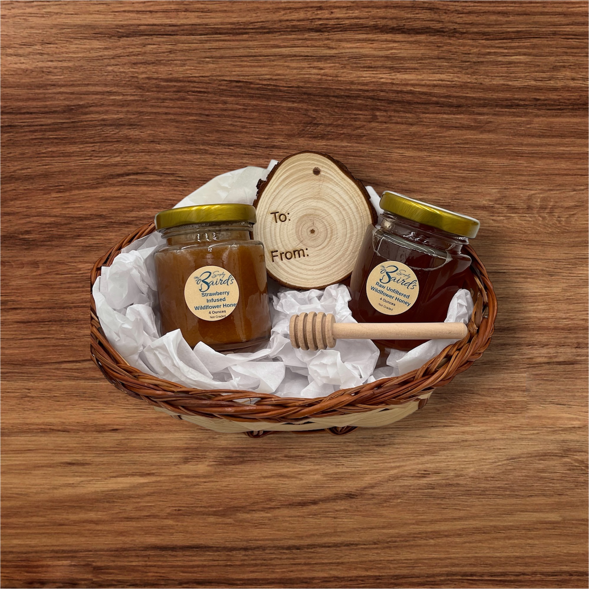 Summer & Glow | Strawberry & Wildflower Honey Gift Set